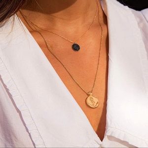 18k Gold Plated Coin Necklace